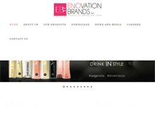 Tablet Screenshot of enovationbrands.com